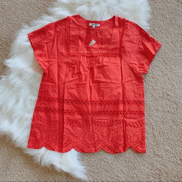 Madewell Eyelet Angelica Top - Picture 5 of 7